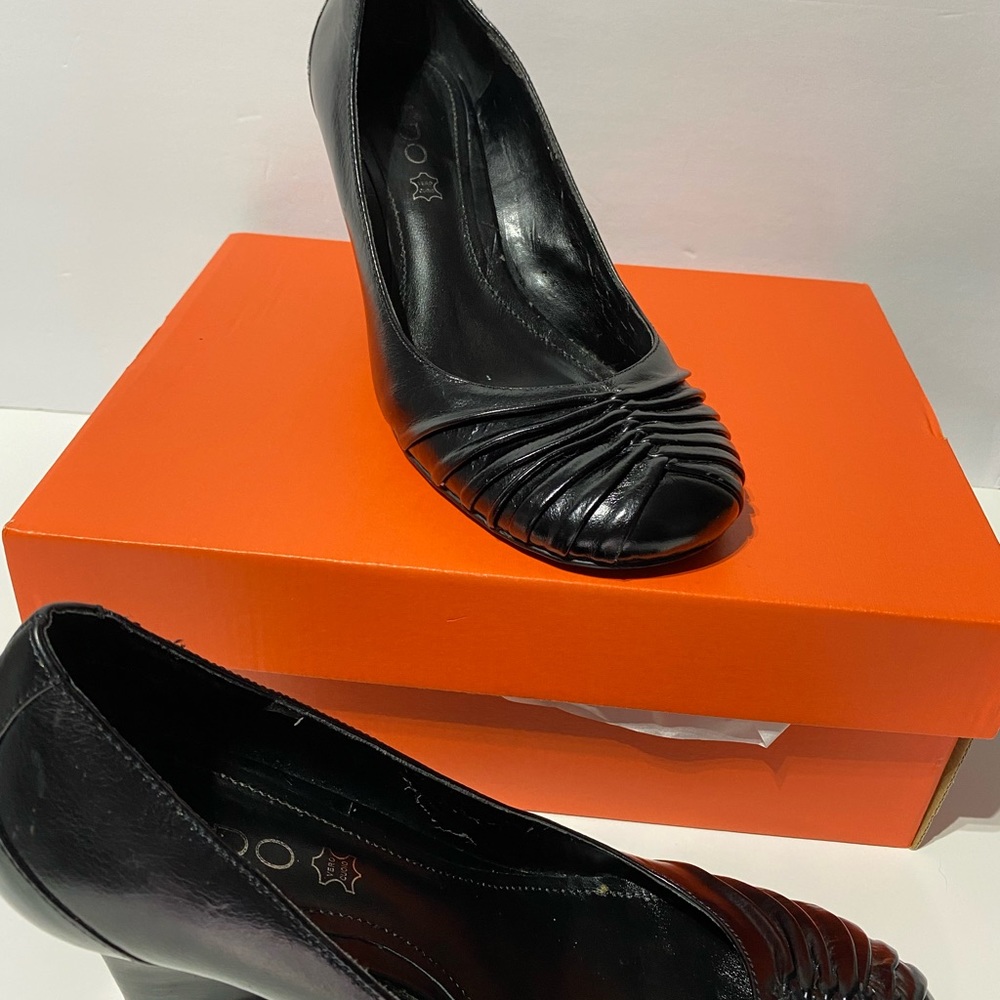 aldo women's shoes color black size 9